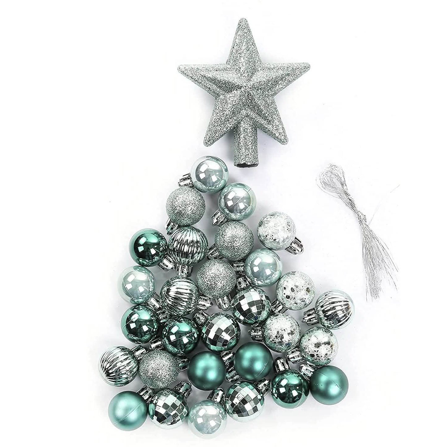 30-Piece: Christmas Balls Ornaments for Xmas Tree