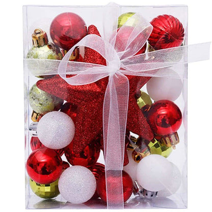 30-Piece: Christmas Balls Ornaments for Xmas Tree