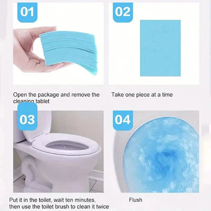 30-Pieces: Blue Jasmine Scented Floor & Toilet Cleaning Tablets