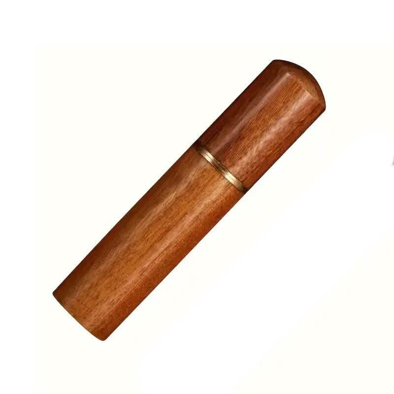 30-Pieces: Self-Threading Random Sizes Needles with Wooden Storage Tube