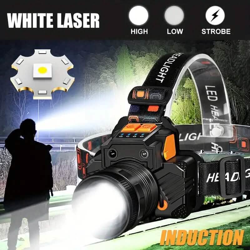 3000 Lumen LED Super Bright Headlamp