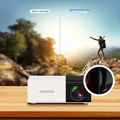 3000+ Lumens HD Mini Projector with Remote