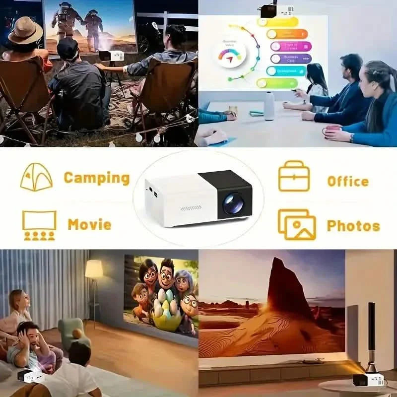 3000+ Lumens VividView Mini HD Projector