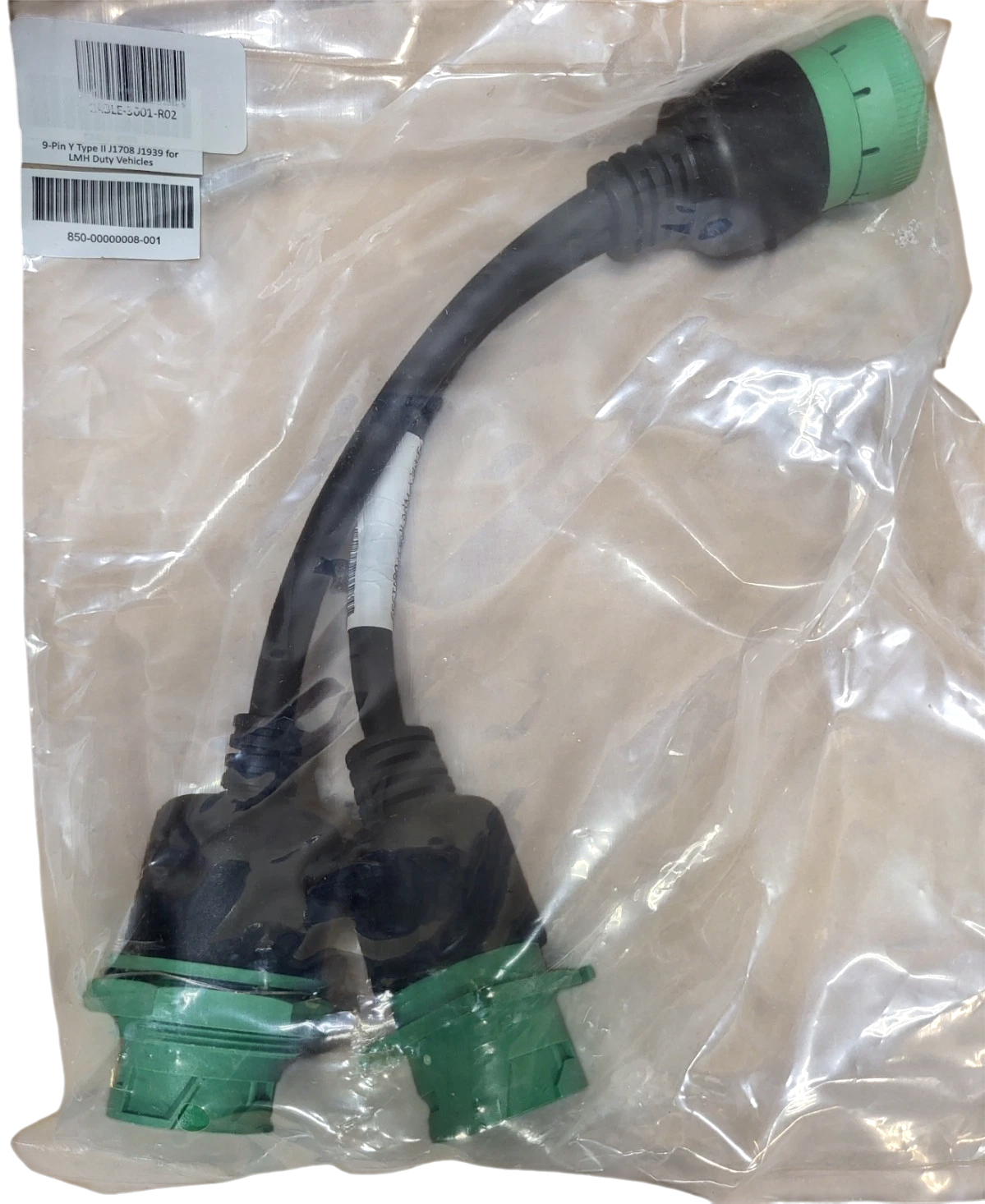 Cable 3001-R02, 9 Pin Y Type II , J1708 J1939