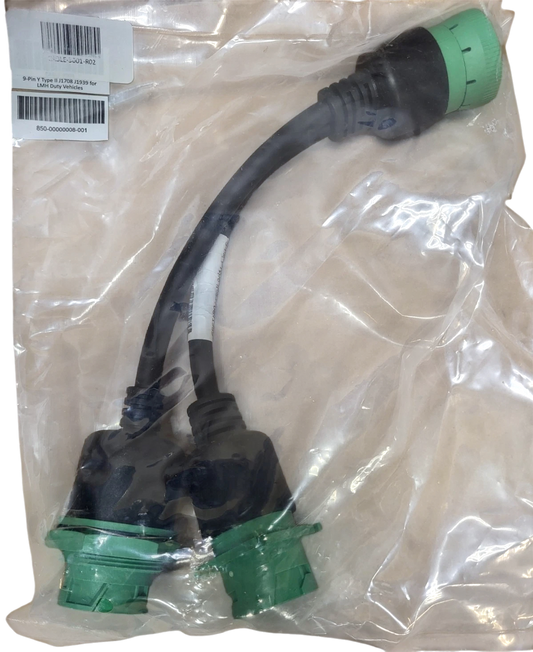 Cable 3001-R02, 9 Pin Y Type II , J1708 J1939