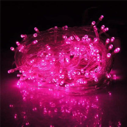 300LED Pink Fairy Curtain String Lights with Controller