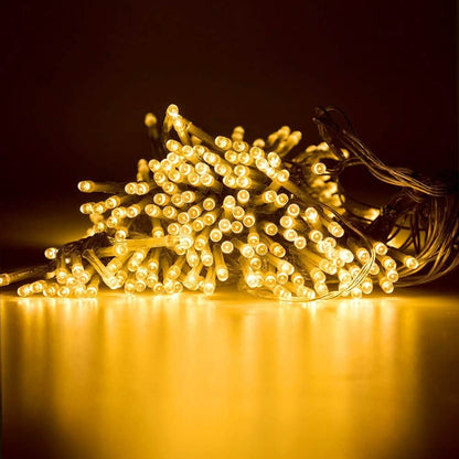 300LED Warm White Starry Fairy String Curtain Light