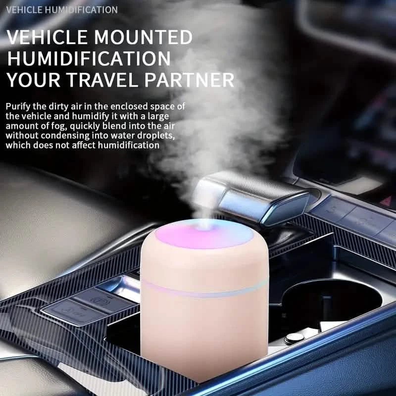 300ml Mini Portable Humidifier Ultra Quiet Aromatherapy Essential Oil