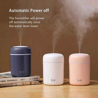 300ml Mini Portable Humidifier Ultra Quiet Aromatherapy Essential Oil