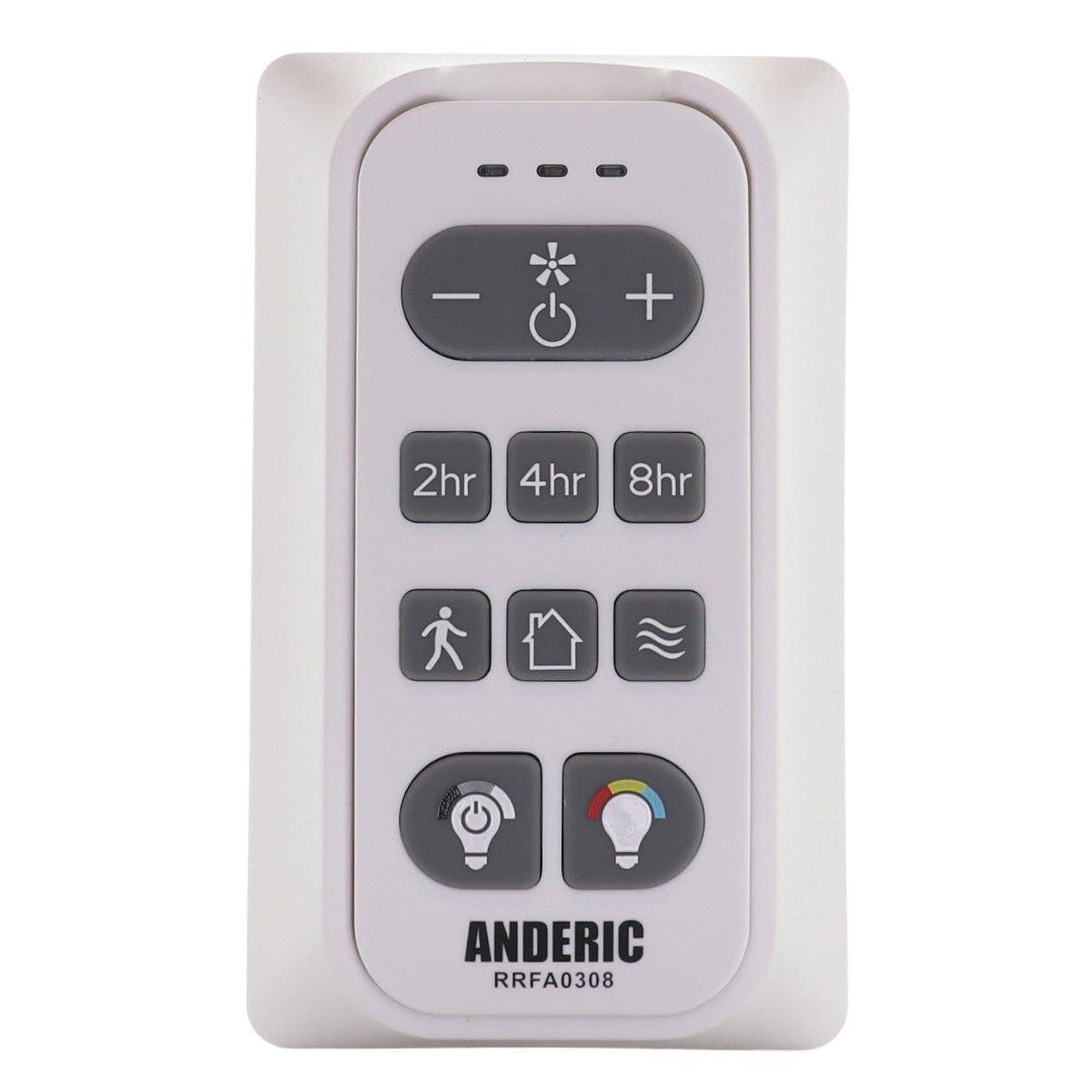 Anderic RRFA0308 Ceiling fan Remote Control for Harbor Breeze Boltz III, Mac III, Reverdy, Flanagan III, and Crestwell Fans - A25-FA0188A