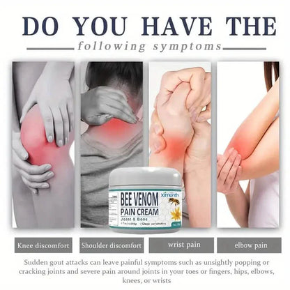 Bee Venom Pain Cream for Lumbar, Spine, Hand, Foot, Joint, Shoulder, Neck