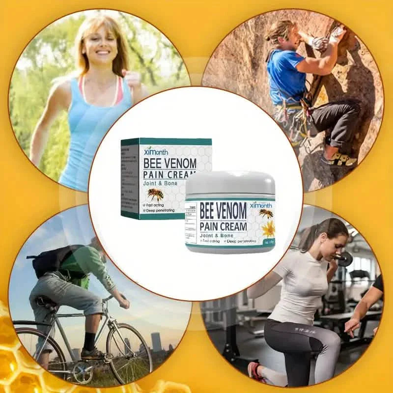 Bee Venom Pain Cream for Lumbar, Spine, Hand, Foot, Joint, Shoulder, Neck