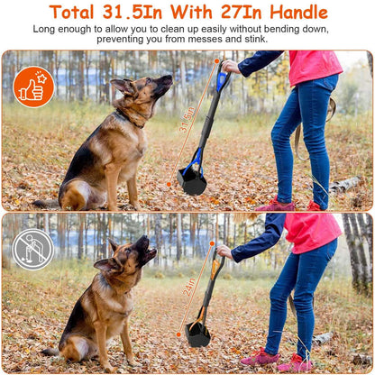 31.5-Inch Pet Pooper Scooper