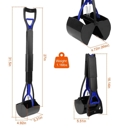 31.5-Inch Pet Pooper Scooper
