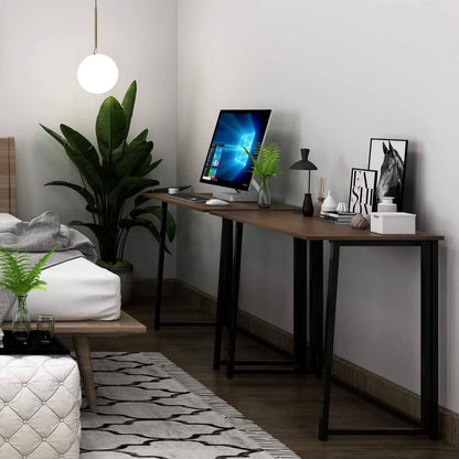 31.5" Small Desk No-Assembly Folding Computer Desk