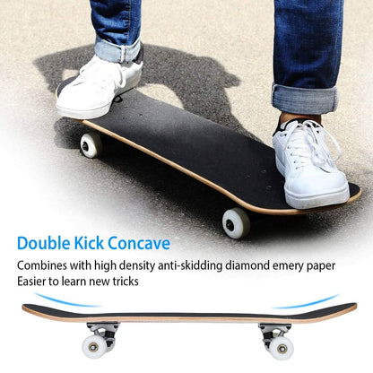 31x8in 9 Layers Maple Concave Skateboard