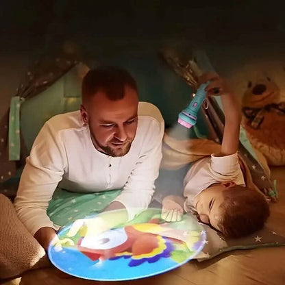 32 Patterns Flashlight Projector Cognitive Toy