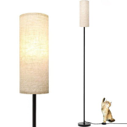 3200K Warm Yellow Light Modern Standing Lamp with Foot Switch 6W Bulb