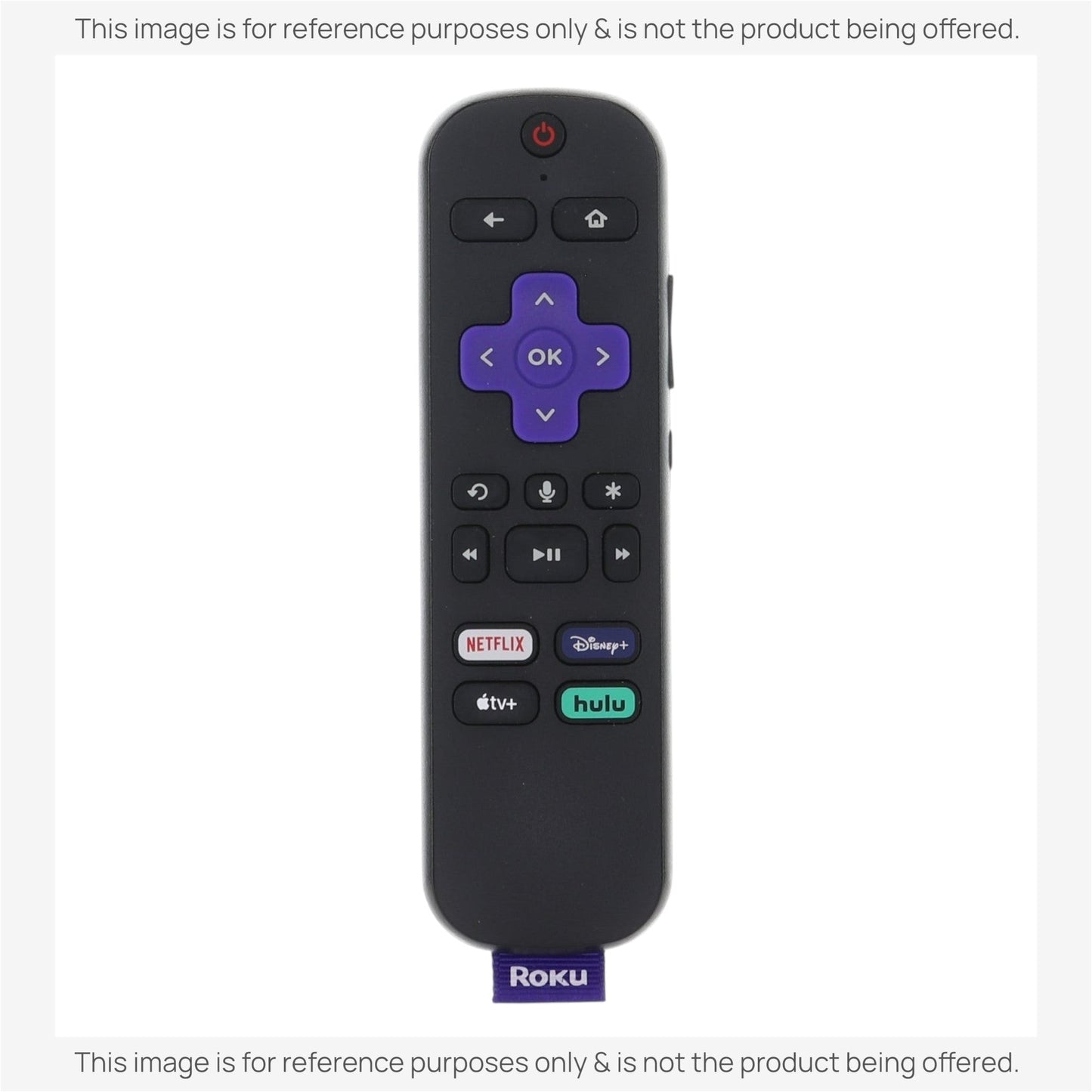 Substitute for Roku RC-EL2 Streaming Stick Remote Control with Voice 3226001085 [RCGZ1, NO HEADPHONE JACK]