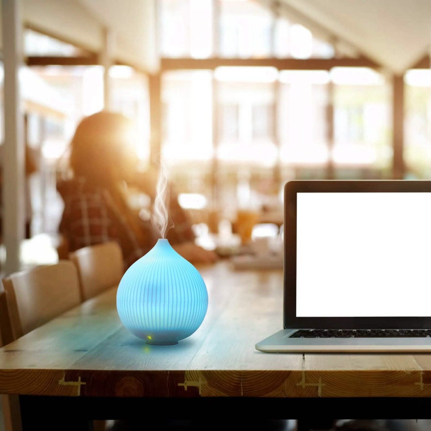 330ml Cool Mist Humidifier with 7 Color LED Lights