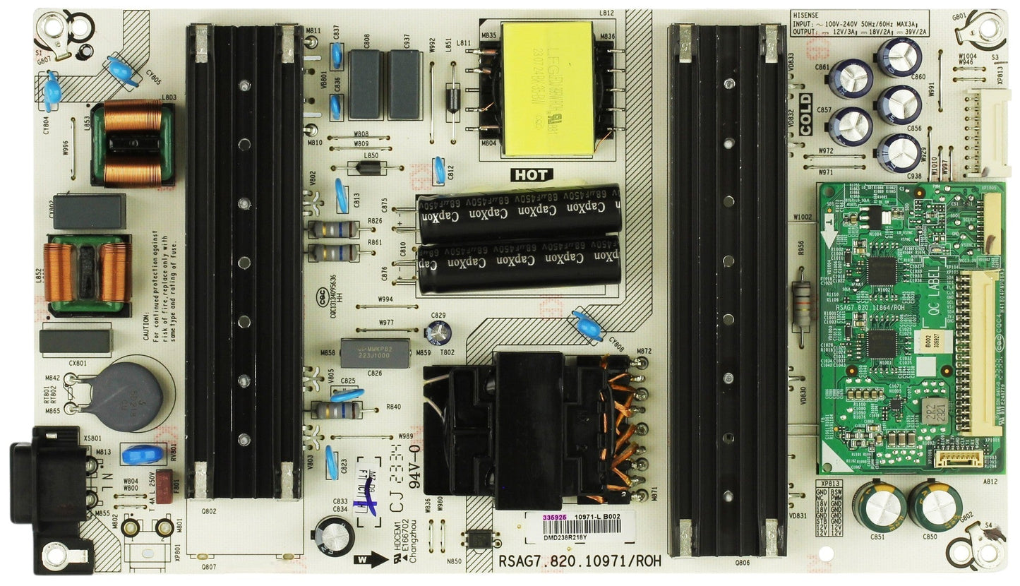 335925 Hisense Power Supply/LED Driver, RSAG7.820.10971/ROH , 10971-L , 50U6H