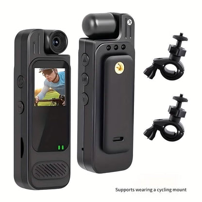 Premium Portable Body Camera Recorder – HD, SD Card Compatible