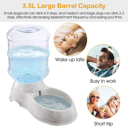 3.5L/1 Gal Pet Water Dispenser Self-Dispensing