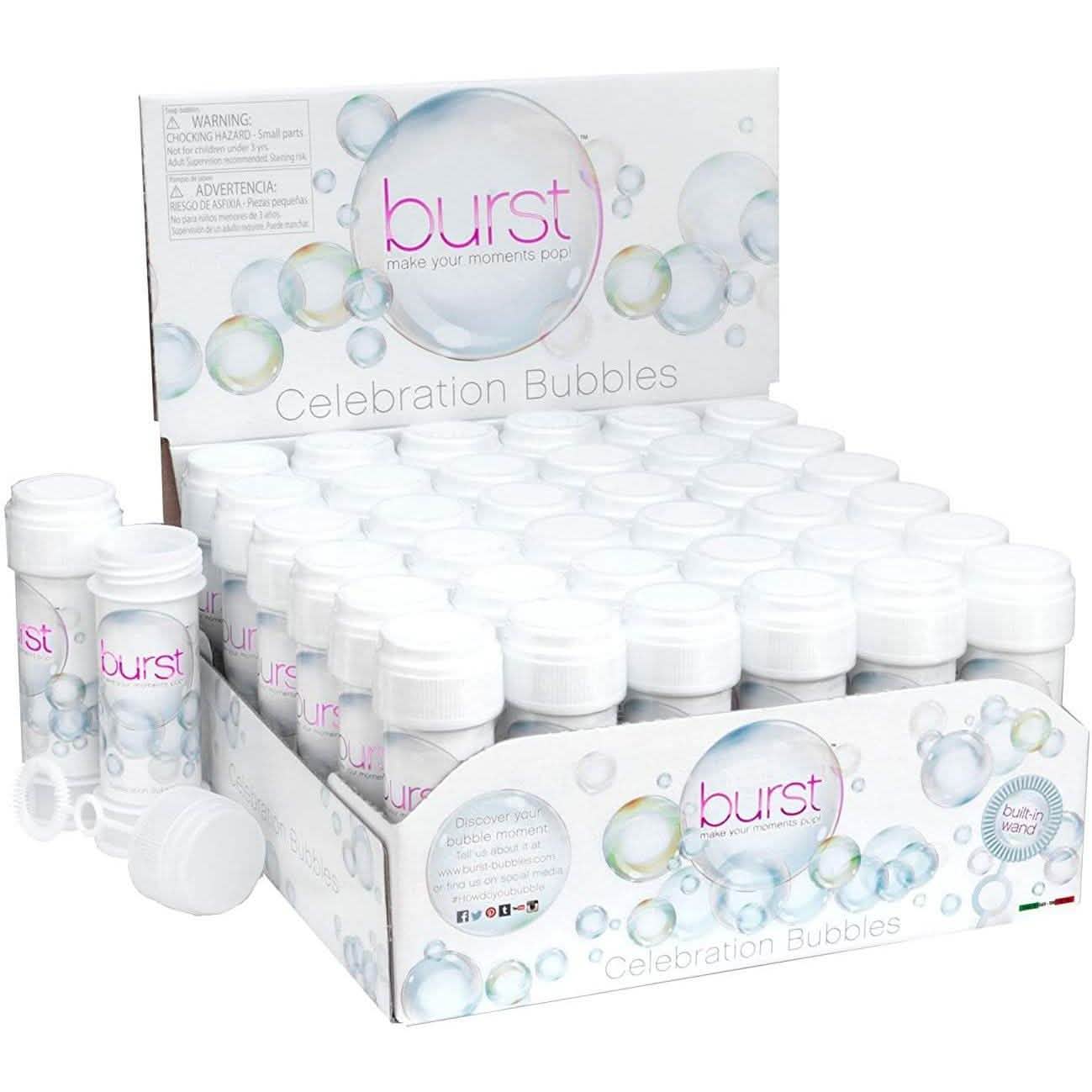 36-Pack: Bubble World Fun Bubble Bottles