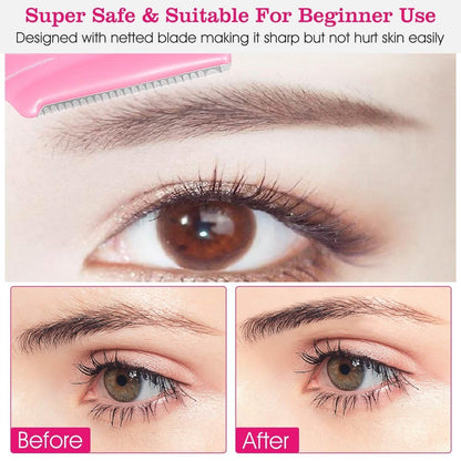 36-Pieces: Women Eyebrow Razor Trimmer
