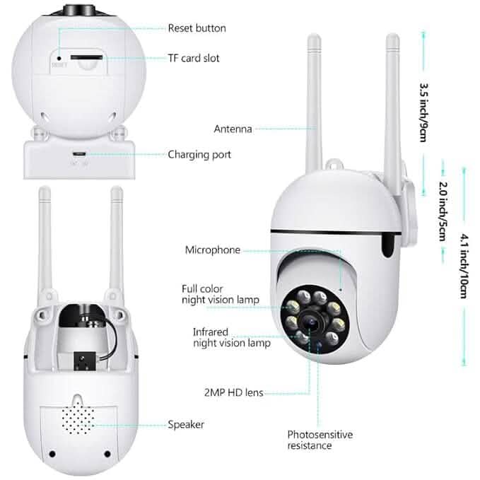 360 Full HD Wi-fi Wireless IP CCTV Security Camera