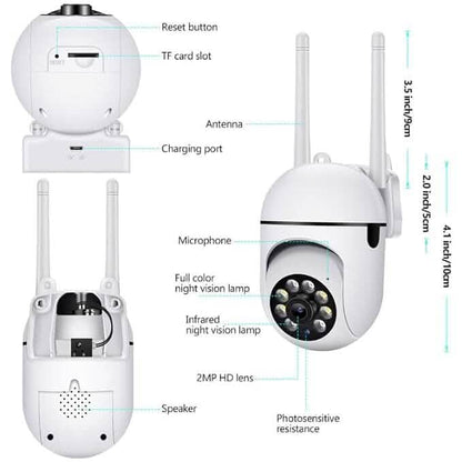 360 Full HD Wi-fi Wireless IP CCTV Security Camera
