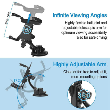 360° Car Windshield Tablet Mount