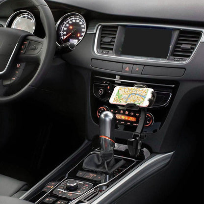 360° Dual USB Smartphone Mounting Car Charger