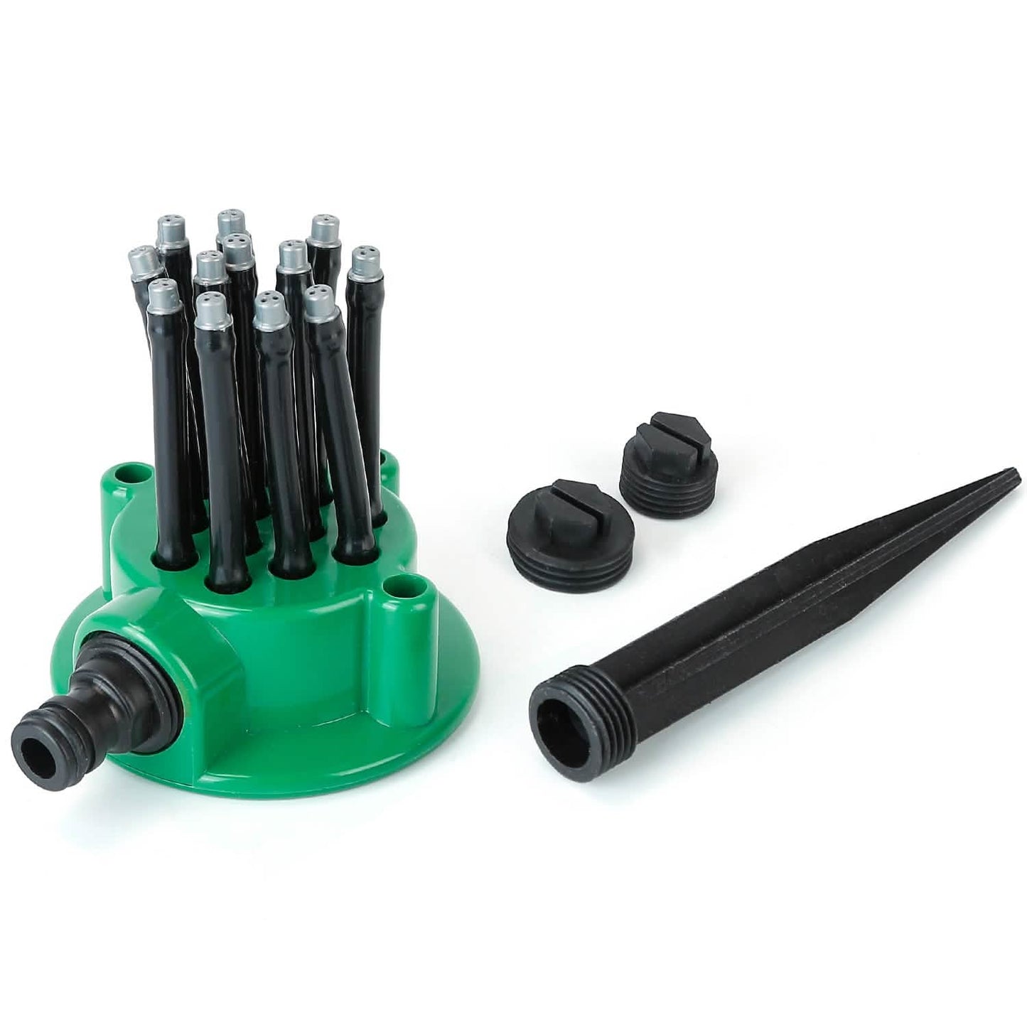 360° Flexible Lawn Sprinkler Automatic 12 Tubes Garden Water Irrigation Sprayers
