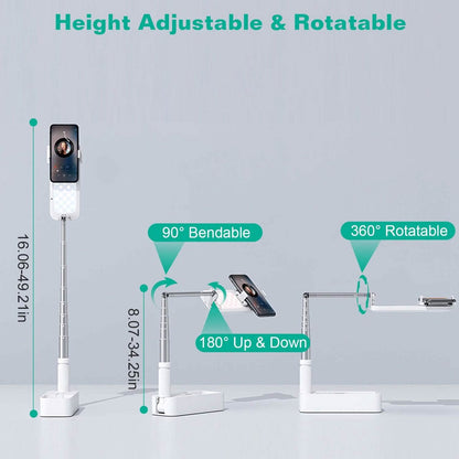 360° Rotatable Extendable Selfie Stand Phone Holder
