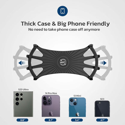 360° Rotatable Waterproof Bike Phone Mount
