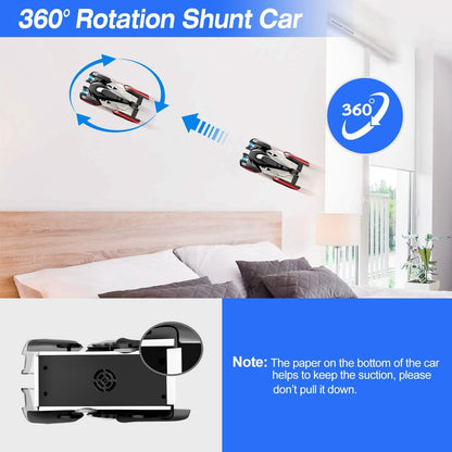 360¬∞ Rotating Electric Wall Climbing Remote Control Dual Mode Car
