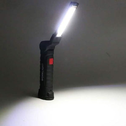 360° Rotation Inspection Lamp LED + COB Flexible Cordless Rechargeable Work Light