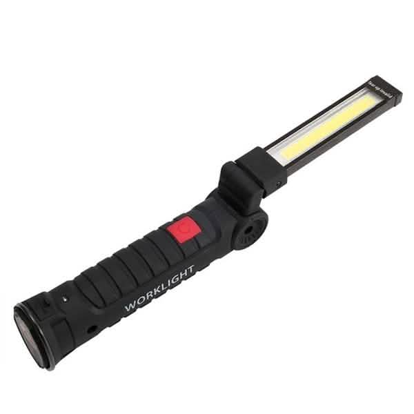 360° Rotation Inspection Lamp LED + COB Flexible Cordless Rechargeable Work Light
