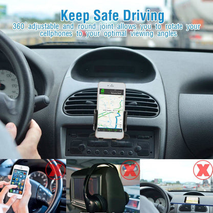 360° Universal CD Slot Car Phone Mount