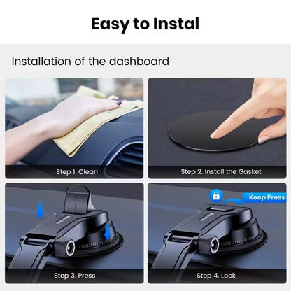 TOPK D38C Car Phone Holder – Adjustable Dashboard Mount