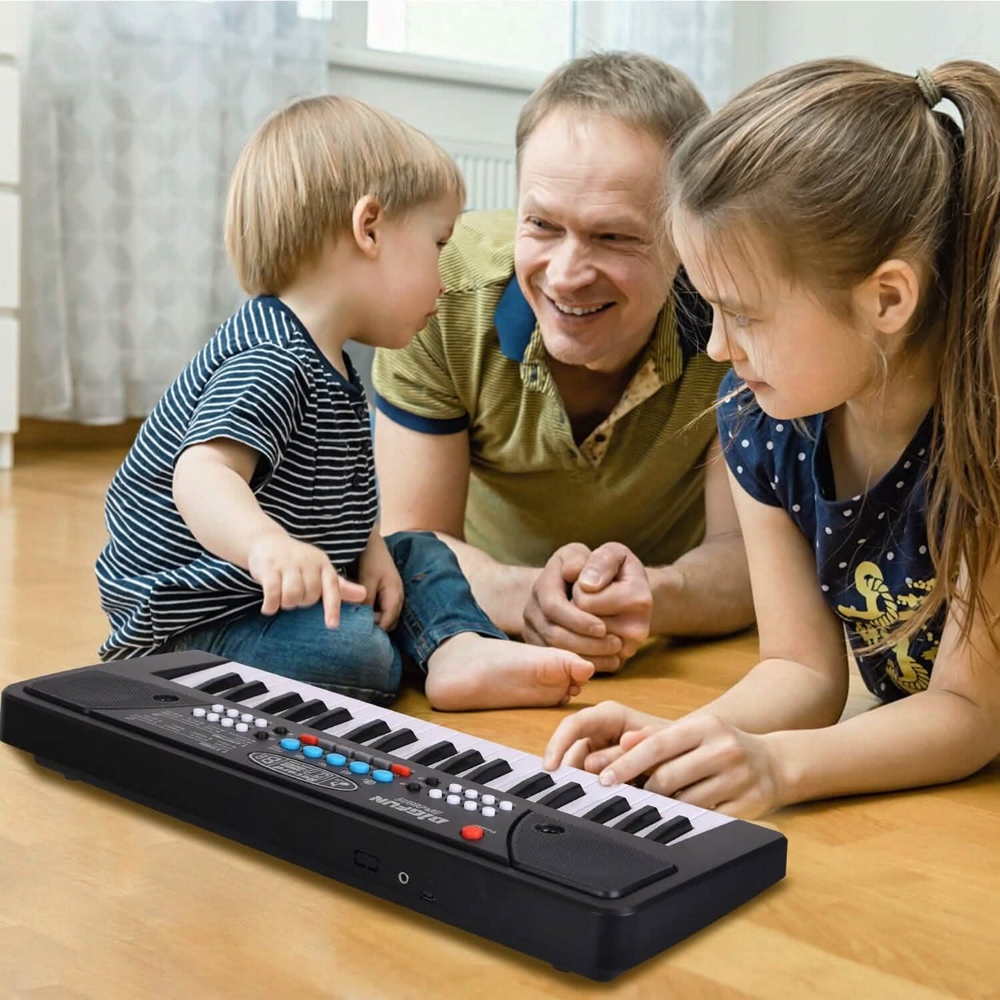 37 Keys Digital Music Electronic Keyboard Instrument with Microphone
