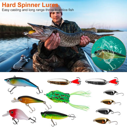 383-Piece: Fishing Lures Tackle Box