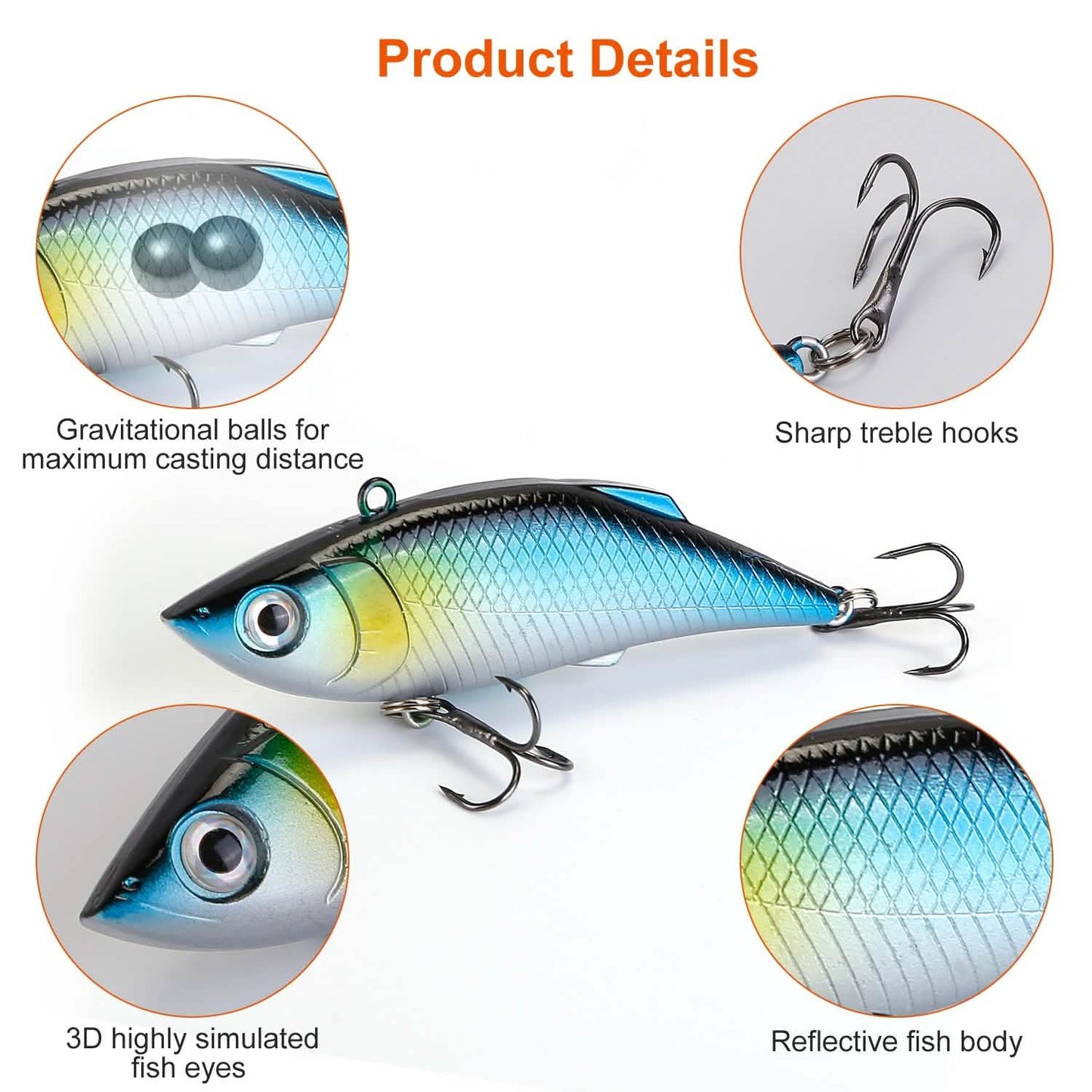 383-Piece: Fishing Lures Tackle Box