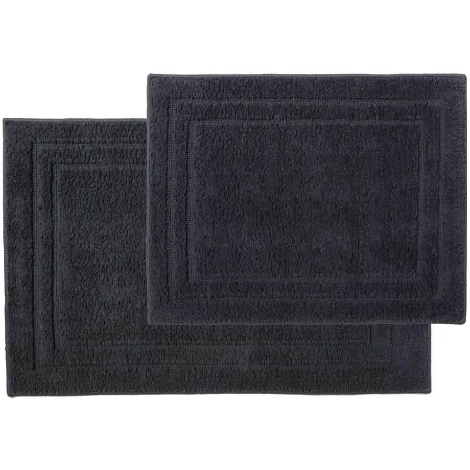 2-Piece: Bibb Home Microfiber Shag Bath Mat Set