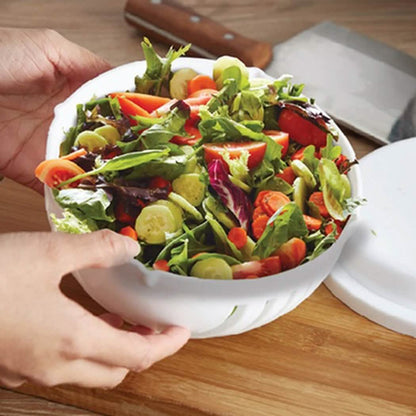 2-Piece: Instant Salad-Cutter Bowl Set
