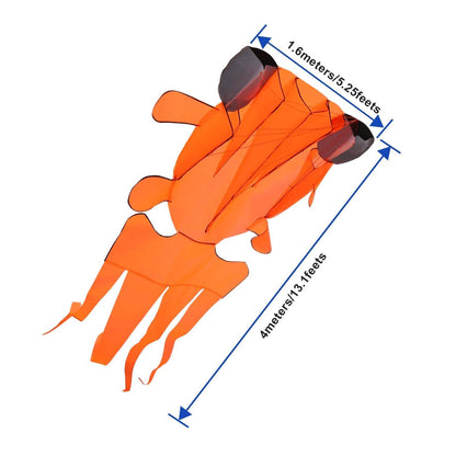 3D Kite Easy to Fly Orange Goldfish