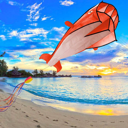 3D Kite Huge Frameless Soft Parafoil Giant Dolphin
