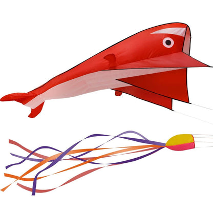 3D Kite Huge Frameless Soft Parafoil Giant Dolphin