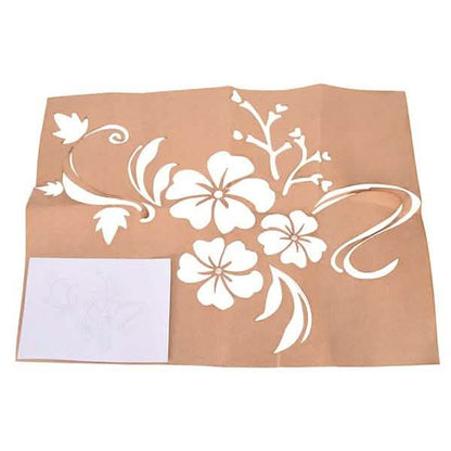 3D Mirror Flower Removable Wall Sticker